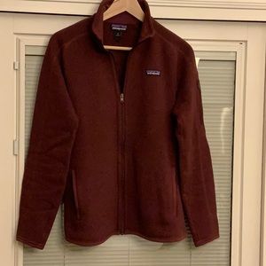 PATAGONIA maroon Better Sweater full zip